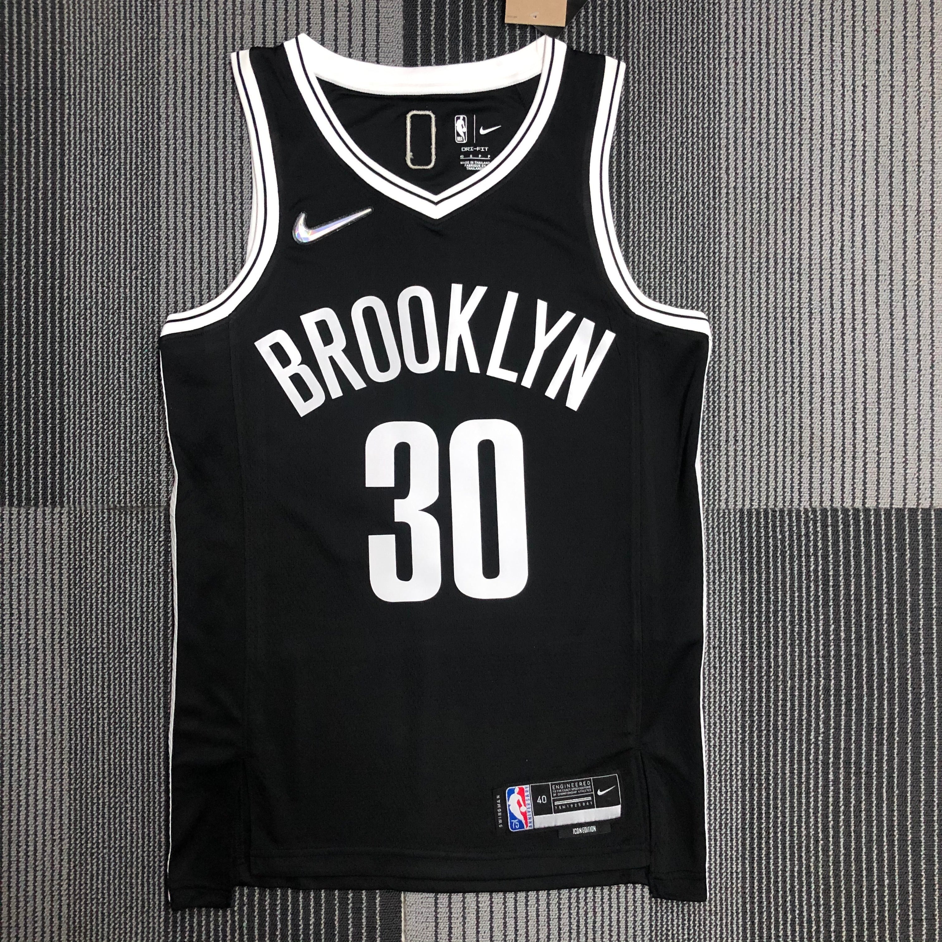 Brooklyn Nets 75th Anniversary #30 Stephen Curry