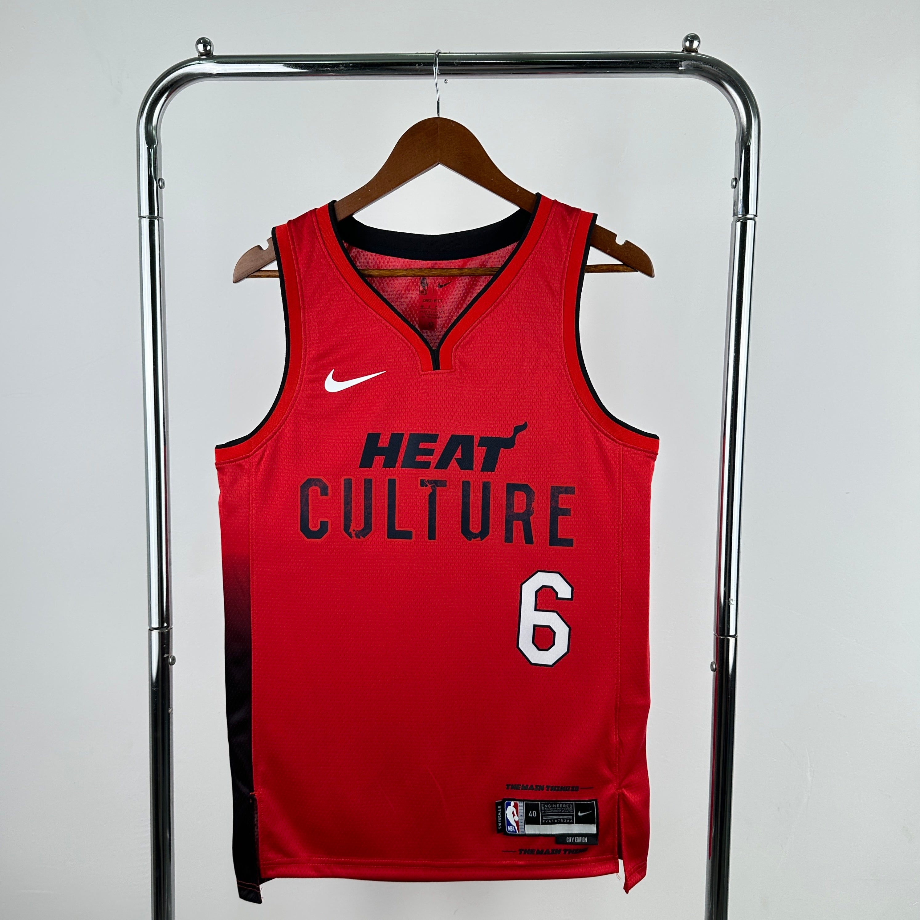 Miami Heat City Edition #6 LeBron James (2024-25)