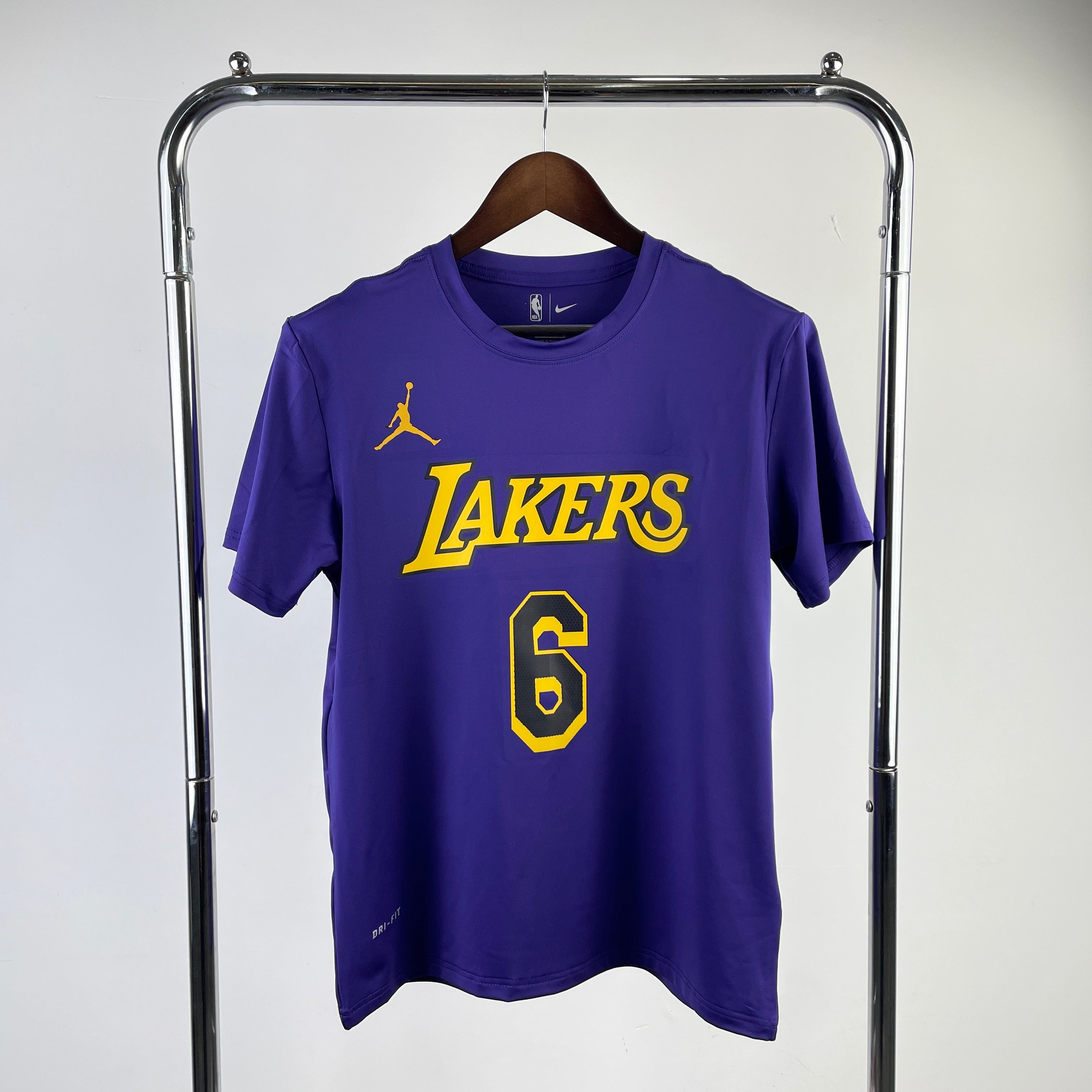 Los Angeles Lakers Jordan Brand #6 T-Shirt (2022-23)