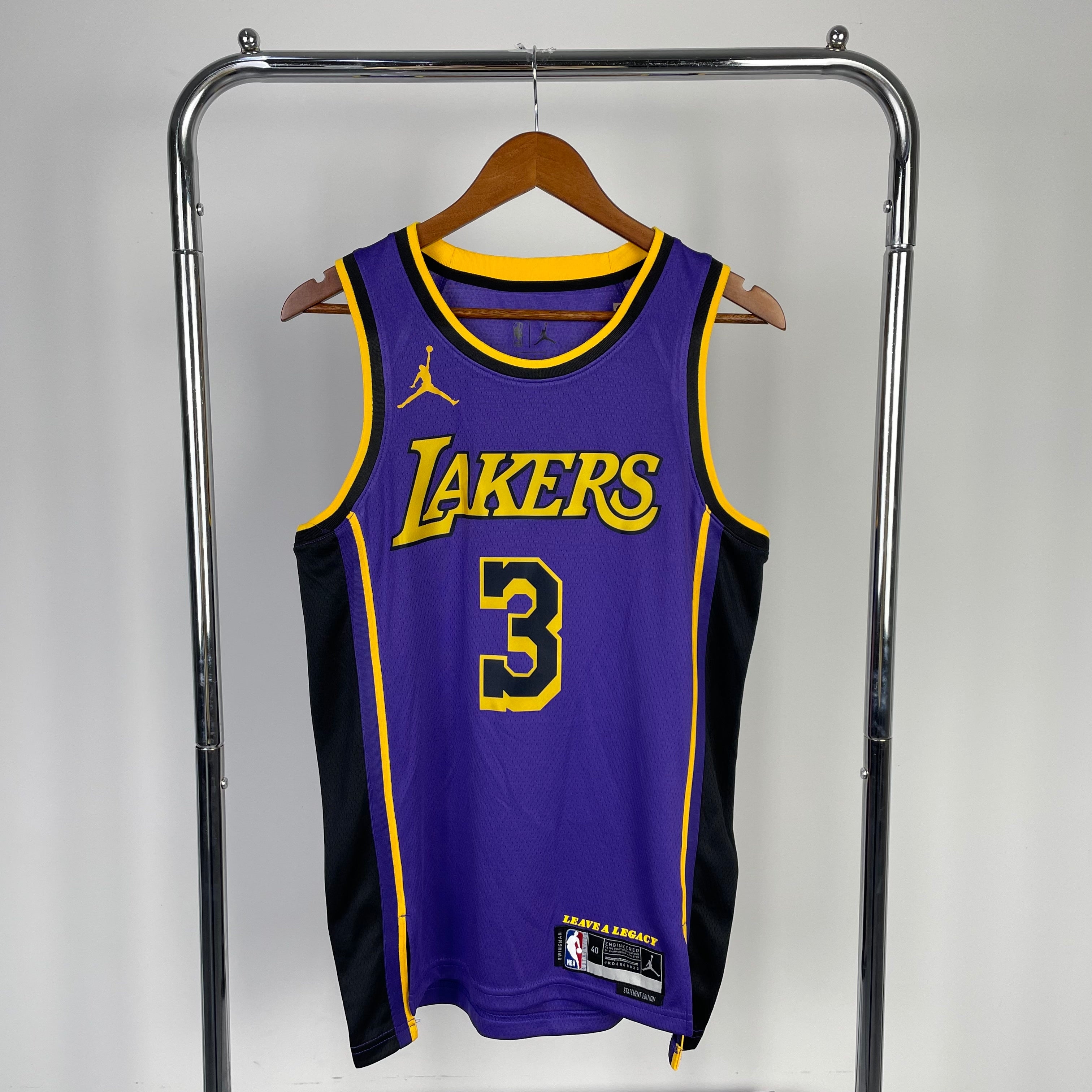Los Angeles Lakers Jordan Brand #3 Anthony Davis (2022-23)